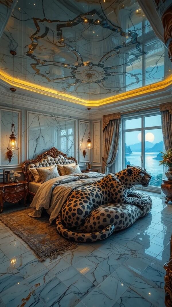 Golden Leopard Bedroom - Image 2